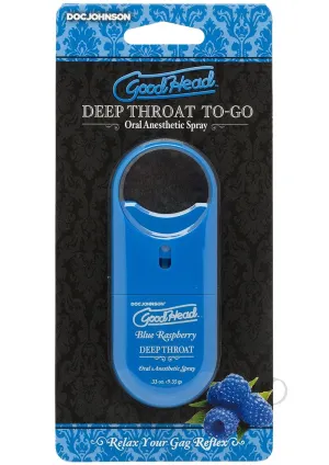 Goodhead Deep Throat To Go Blue Raspberry
