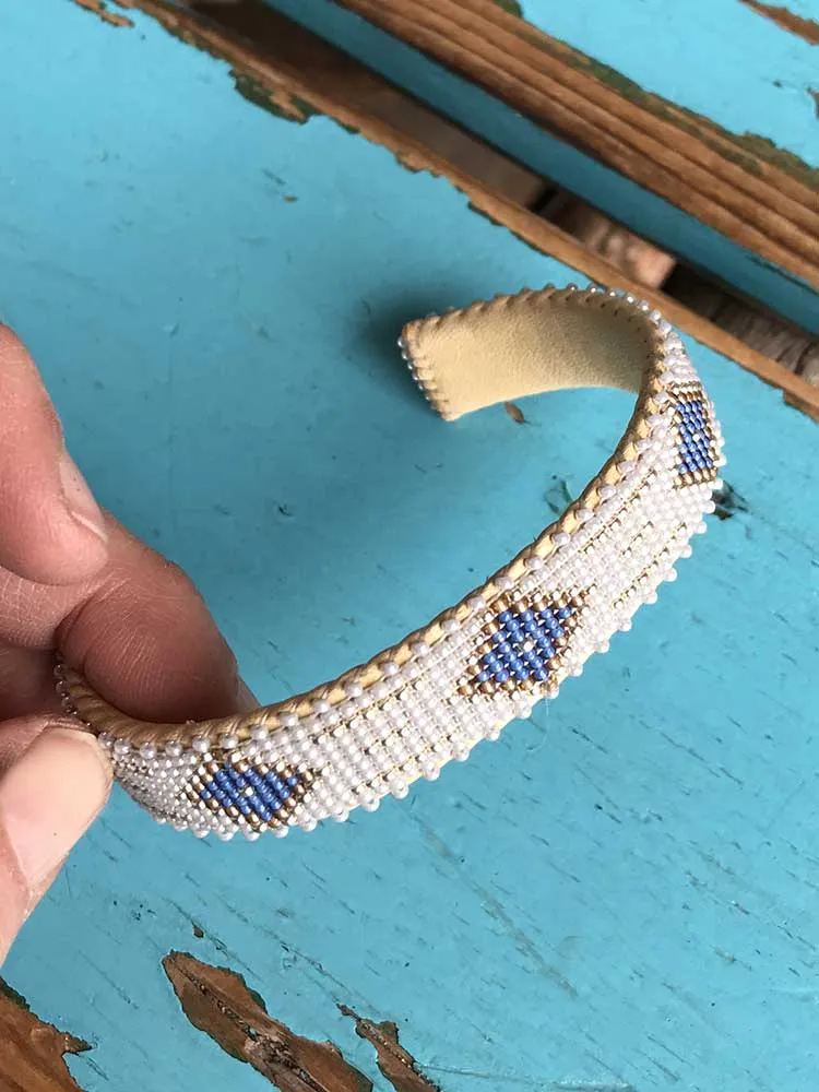 Grace Etkie Glass Bead Cuff