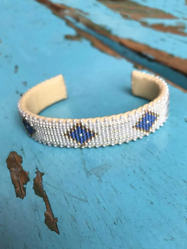 Grace Etkie Glass Bead Cuff
