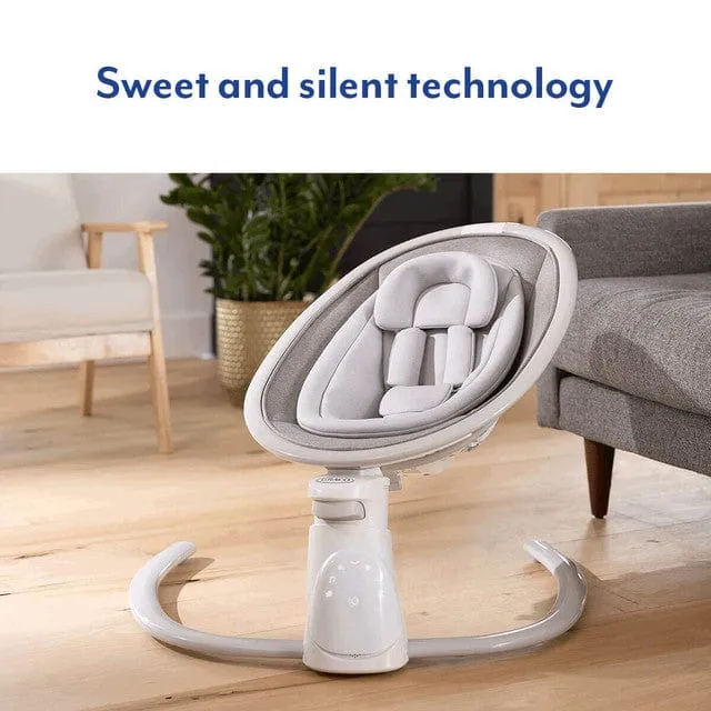 Graco Sway 'n Grow 3-in-1 Bluetooth Soother - Heather