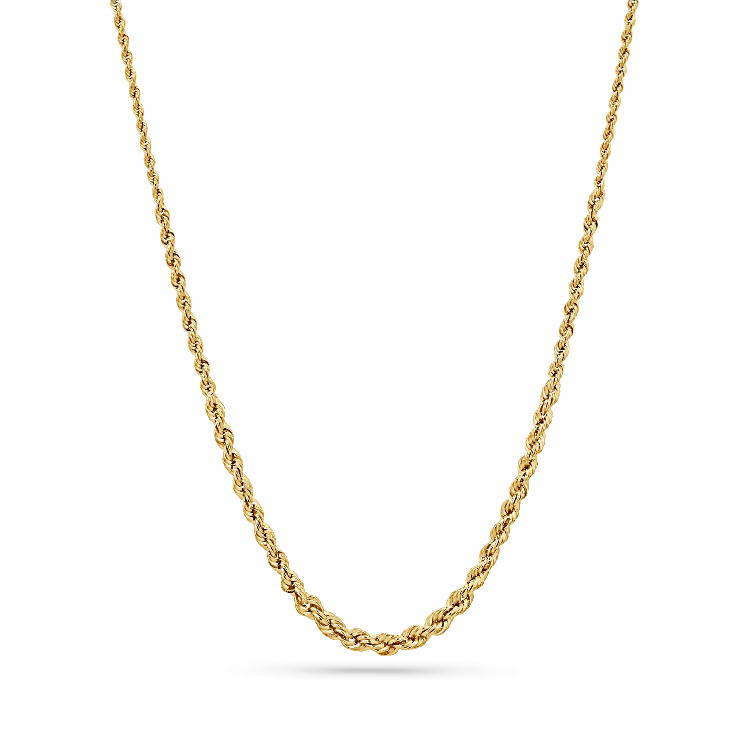 Graduated Rope Chain Necklace