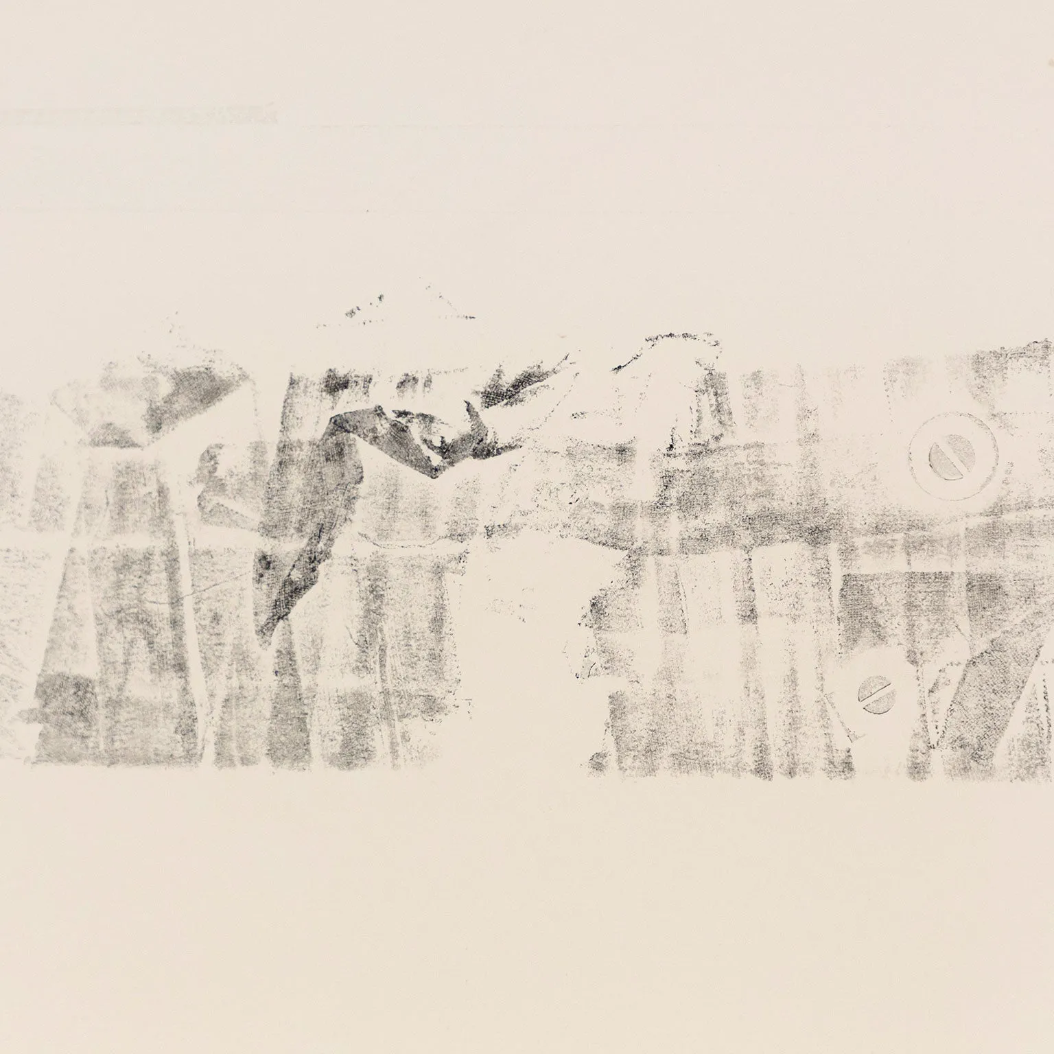 GREG CURNOE "HOCKEY STICK BLADES" 1965