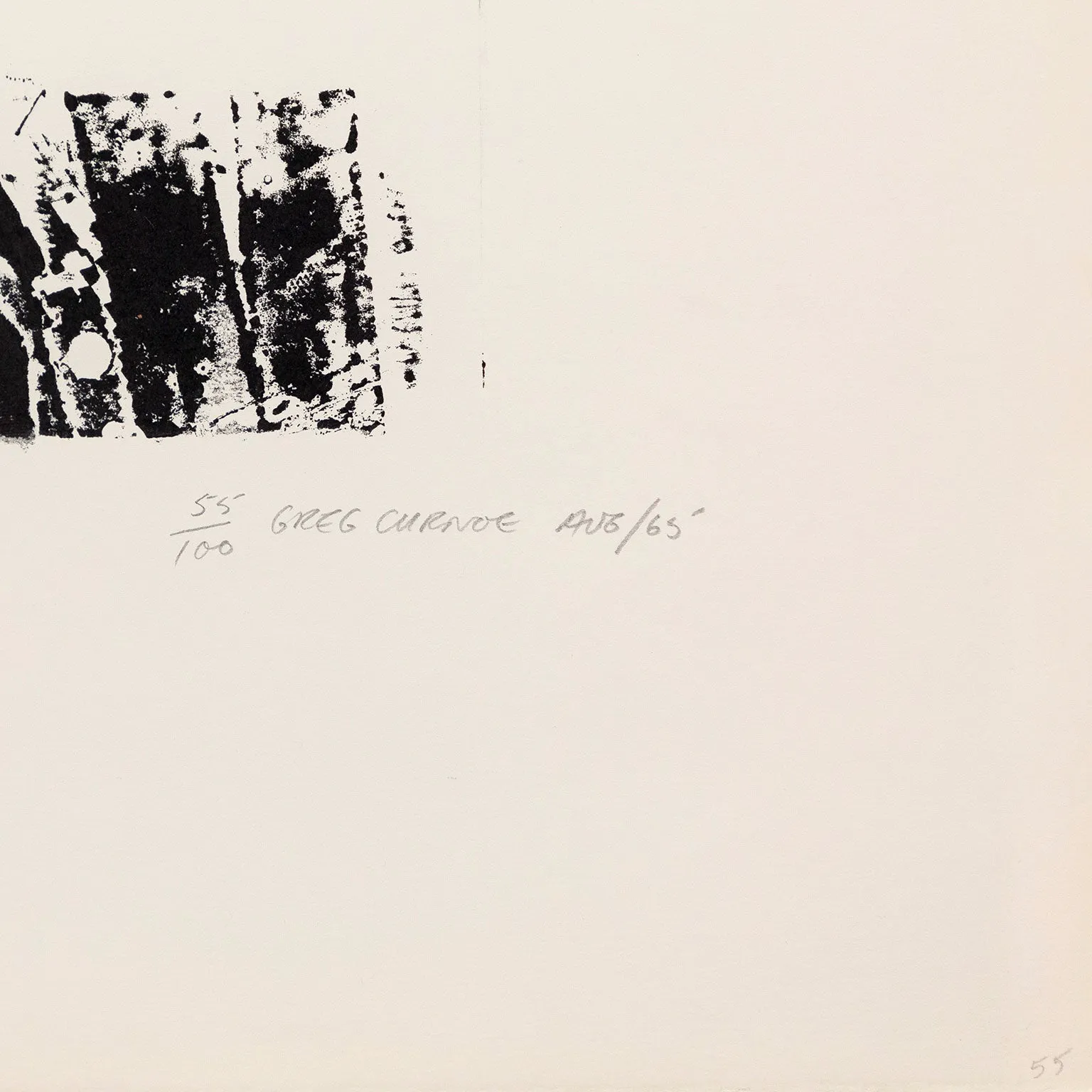 GREG CURNOE "HOCKEY STICK BLADES" 1965