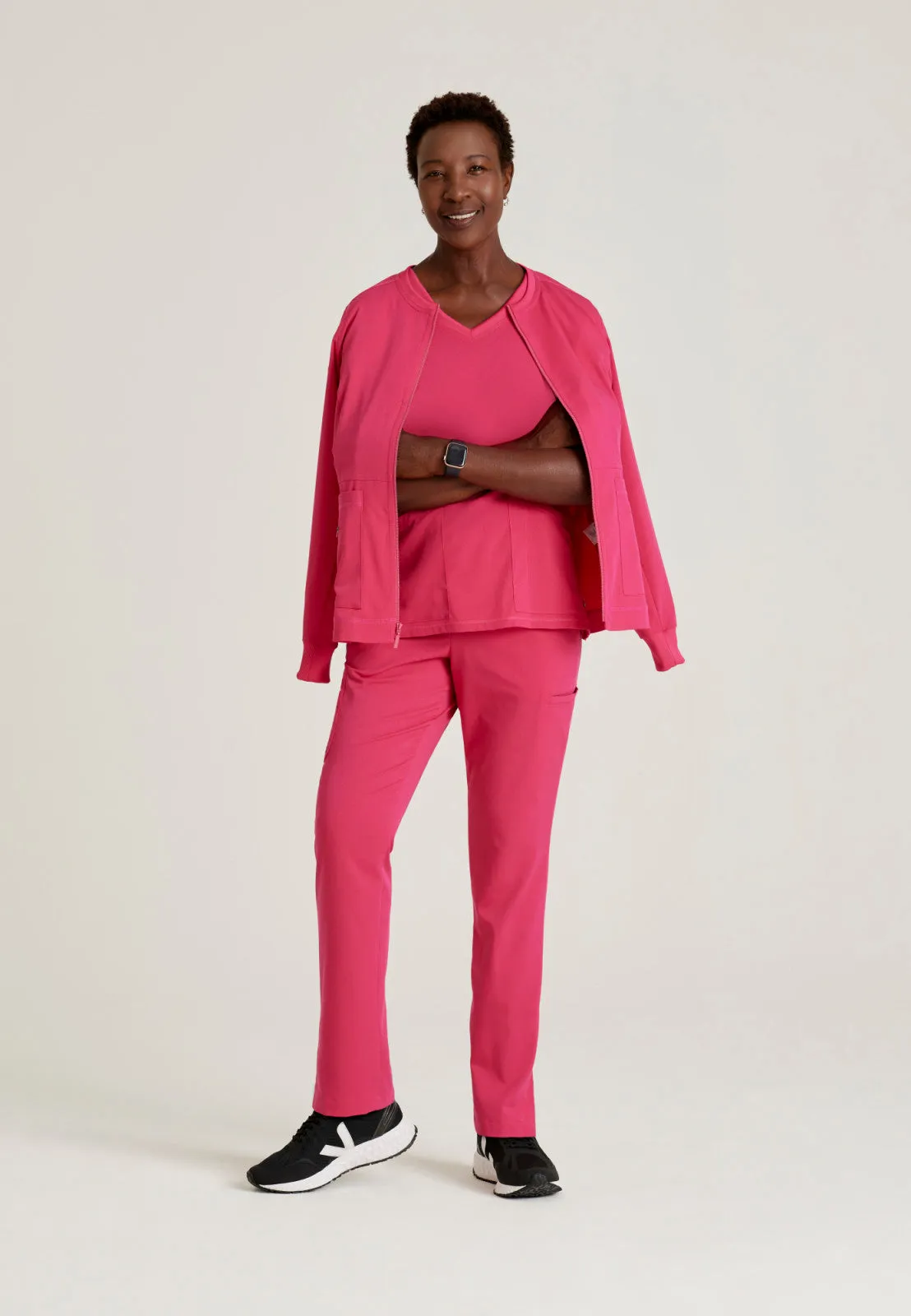 Greys Anatomy Stretch GRSW017 Millie Jacket Vibrance Pink