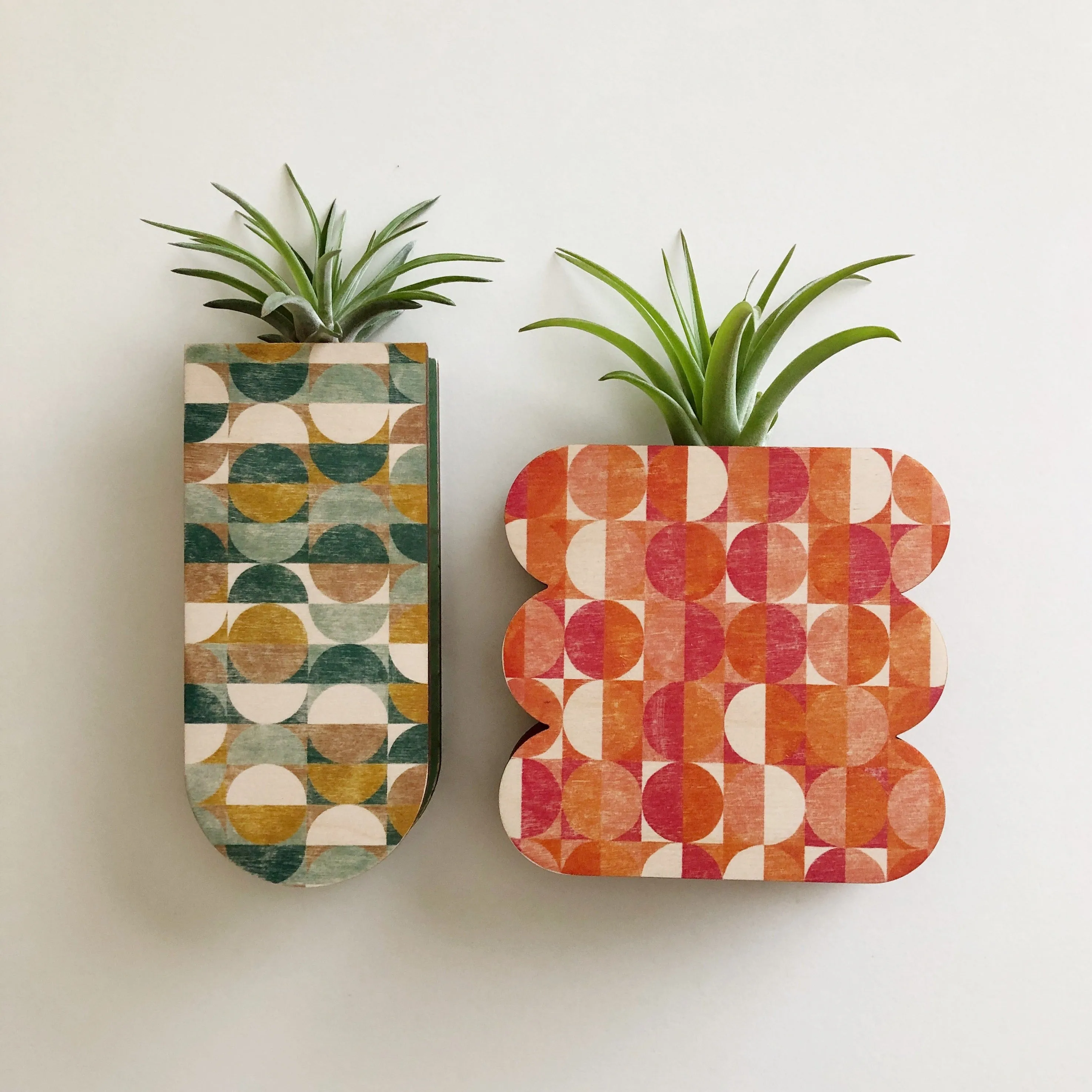 Groovy Skinny Pocket Wall Planter Vase