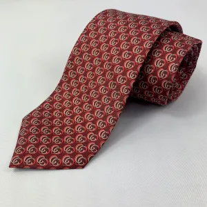 Gucci Silk Twill Love Tie in Red