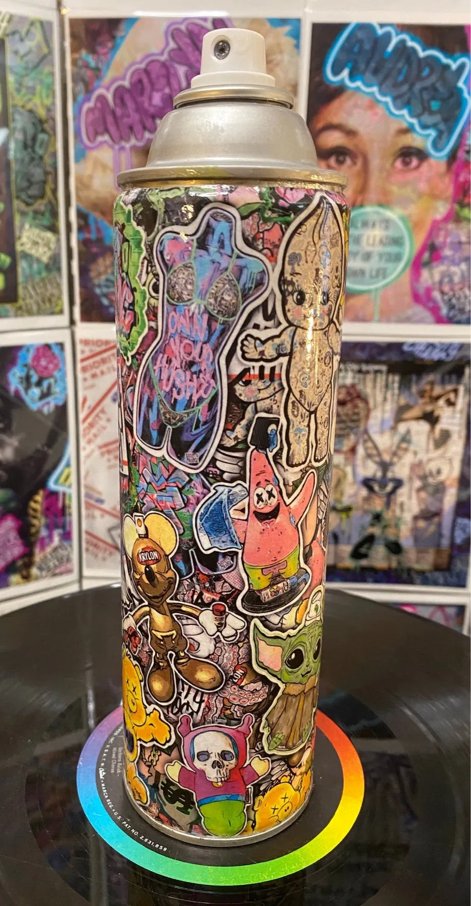 Guilty Chaos Sticker BOMED spray can 8IN