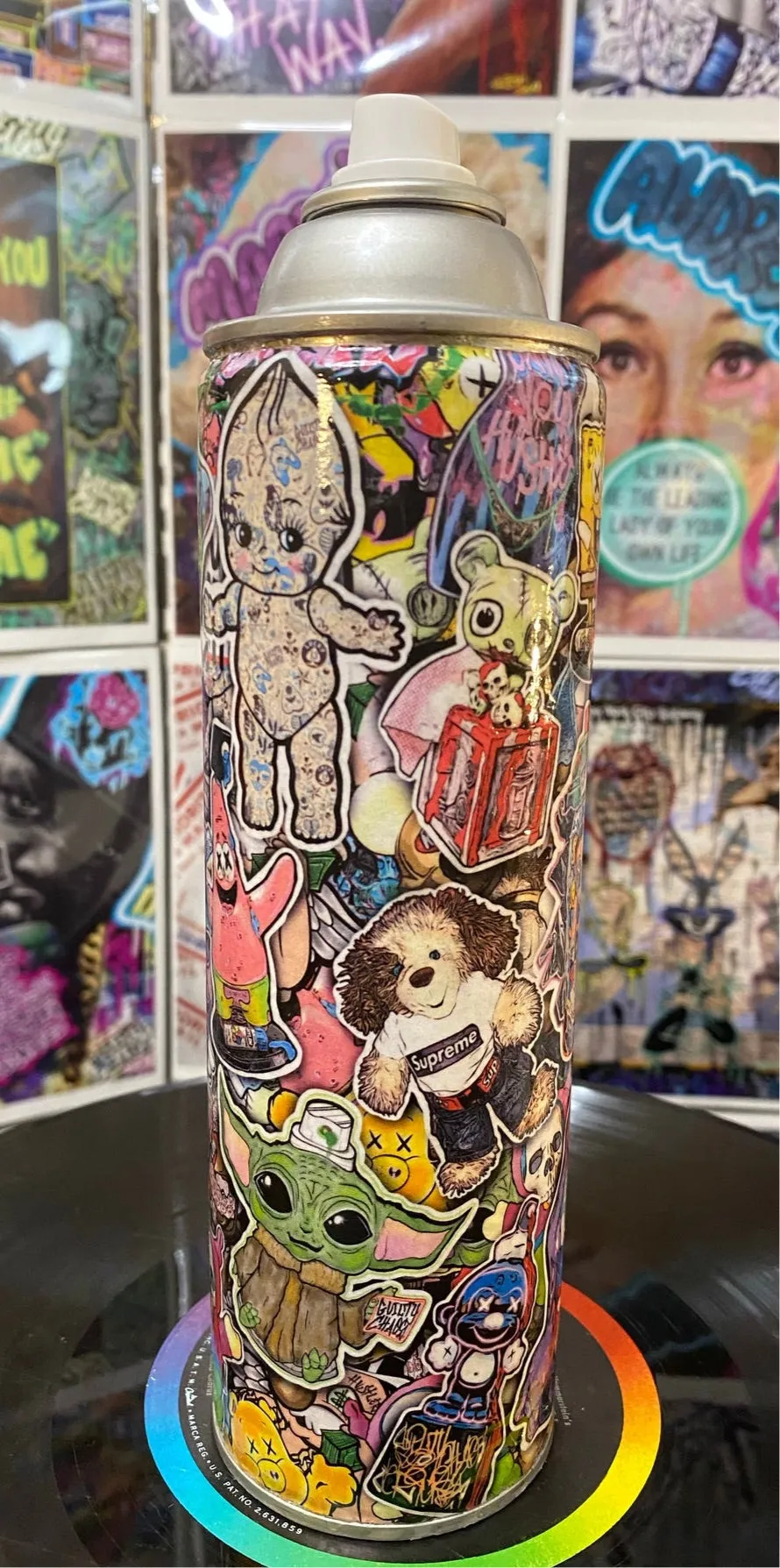 Guilty Chaos Sticker BOMED spray can 8IN