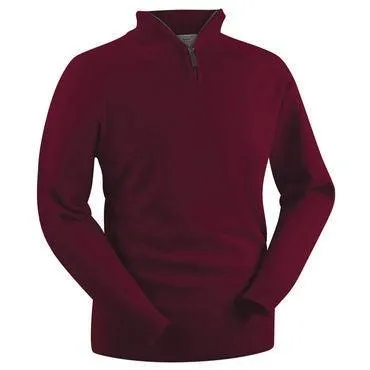 Gun Hill Men's Luxury Lambswool Half Zip Sweater