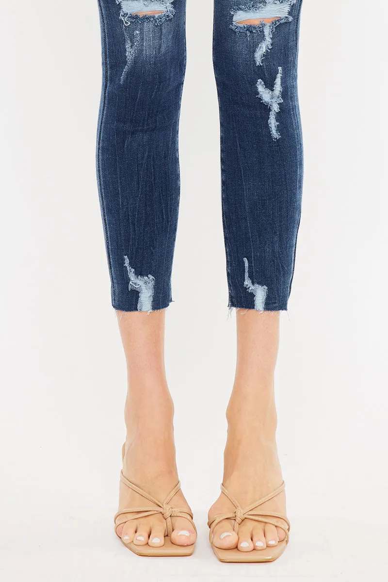 Gwen High Rise Ankle Skinny Jeans