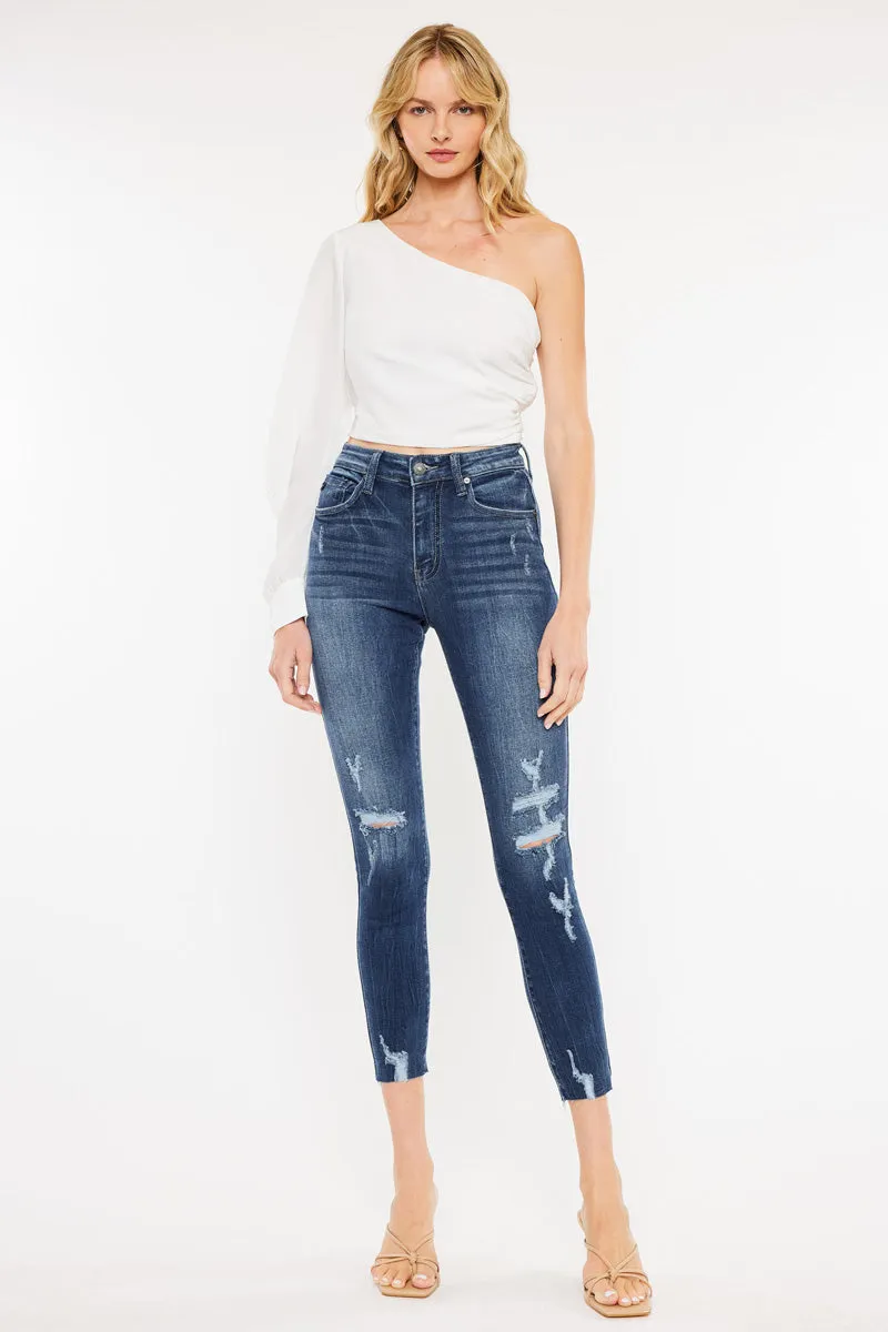 Gwen High Rise Ankle Skinny Jeans