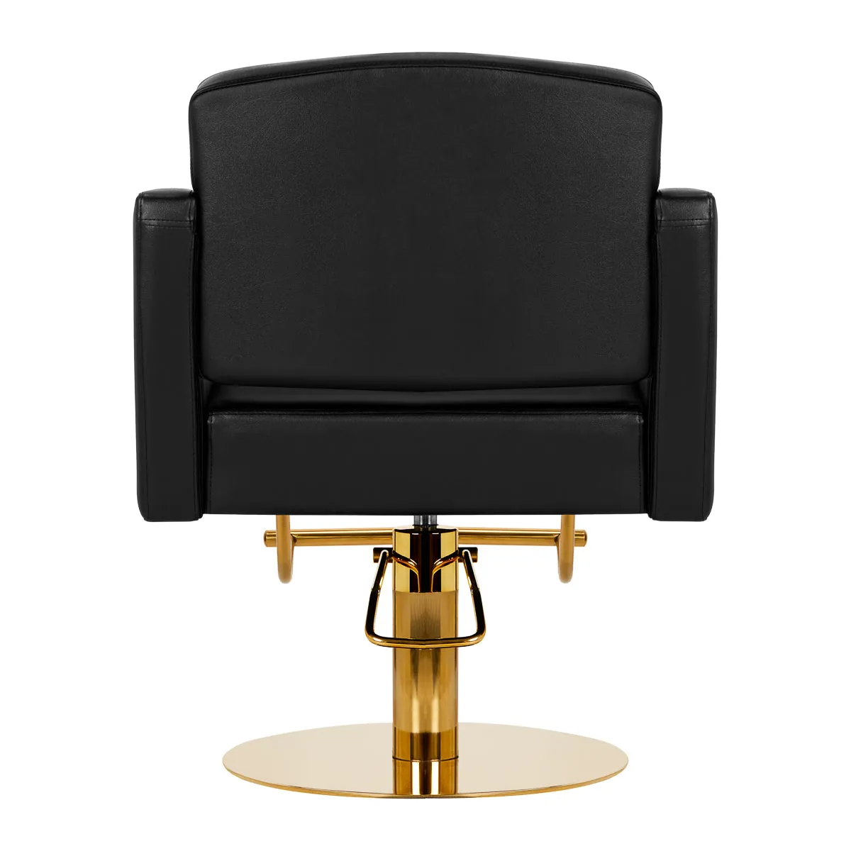 Hairdressing chair Gabbiano Turyn black gold