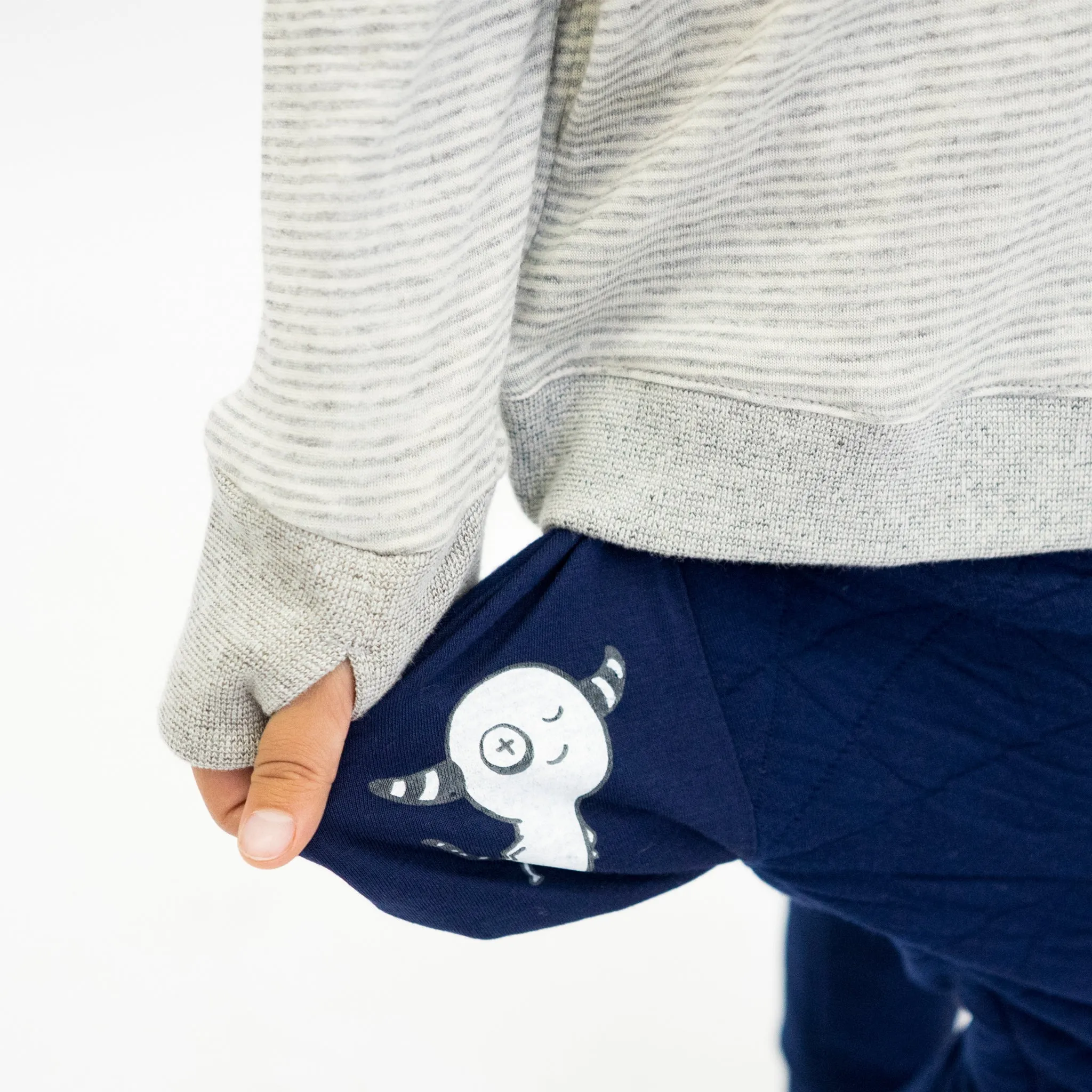 Hammer Pants - Quilted Deep Blue - Youth