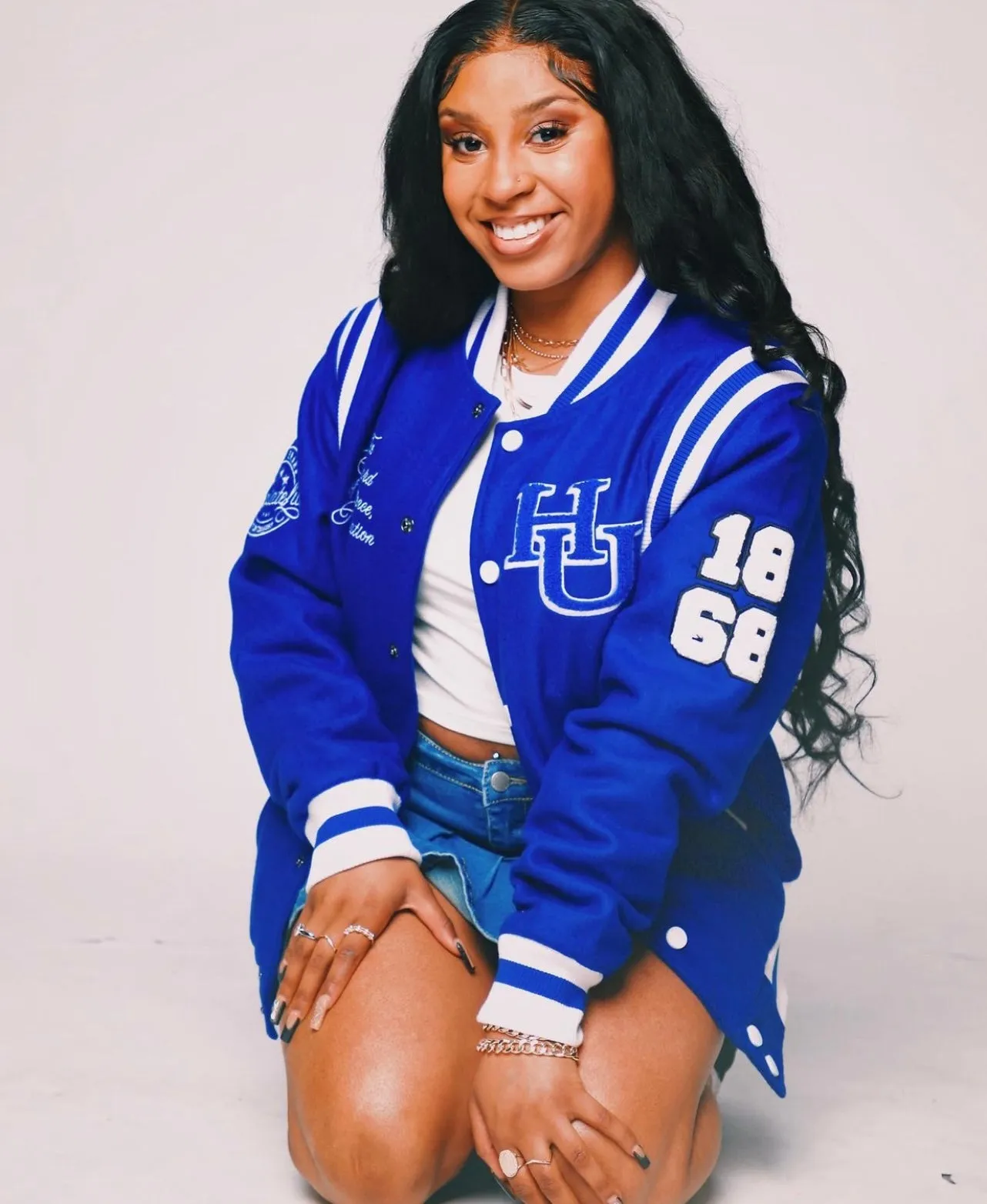 Hampton U | VARSITY JACKET Unisex -aja