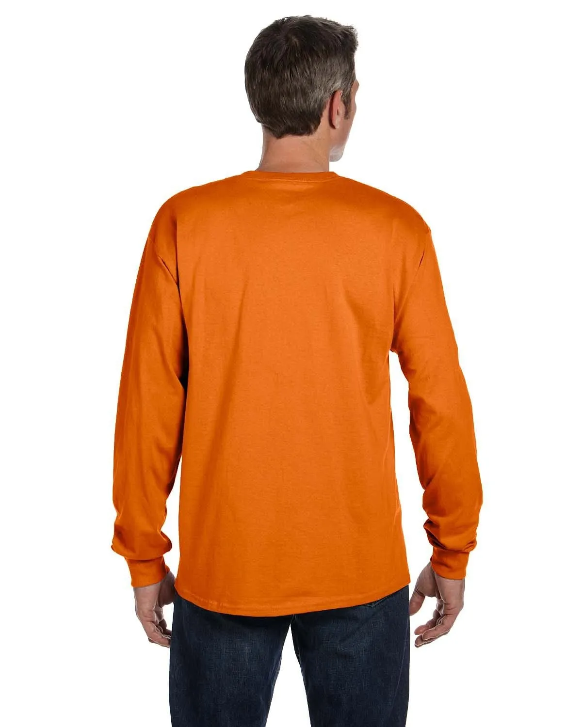 Hanes Tagless Long Sleeve Pocket T-Shirt