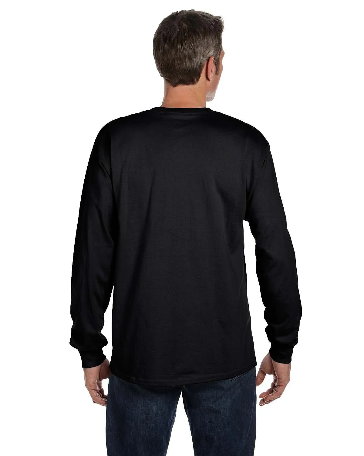 Hanes Tagless Long Sleeve Pocket T-Shirt