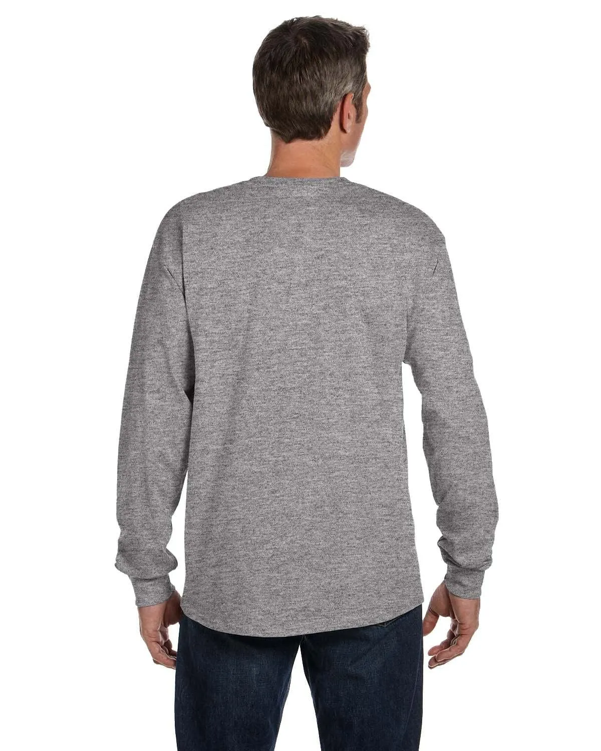 Hanes Tagless Long Sleeve Pocket T-Shirt