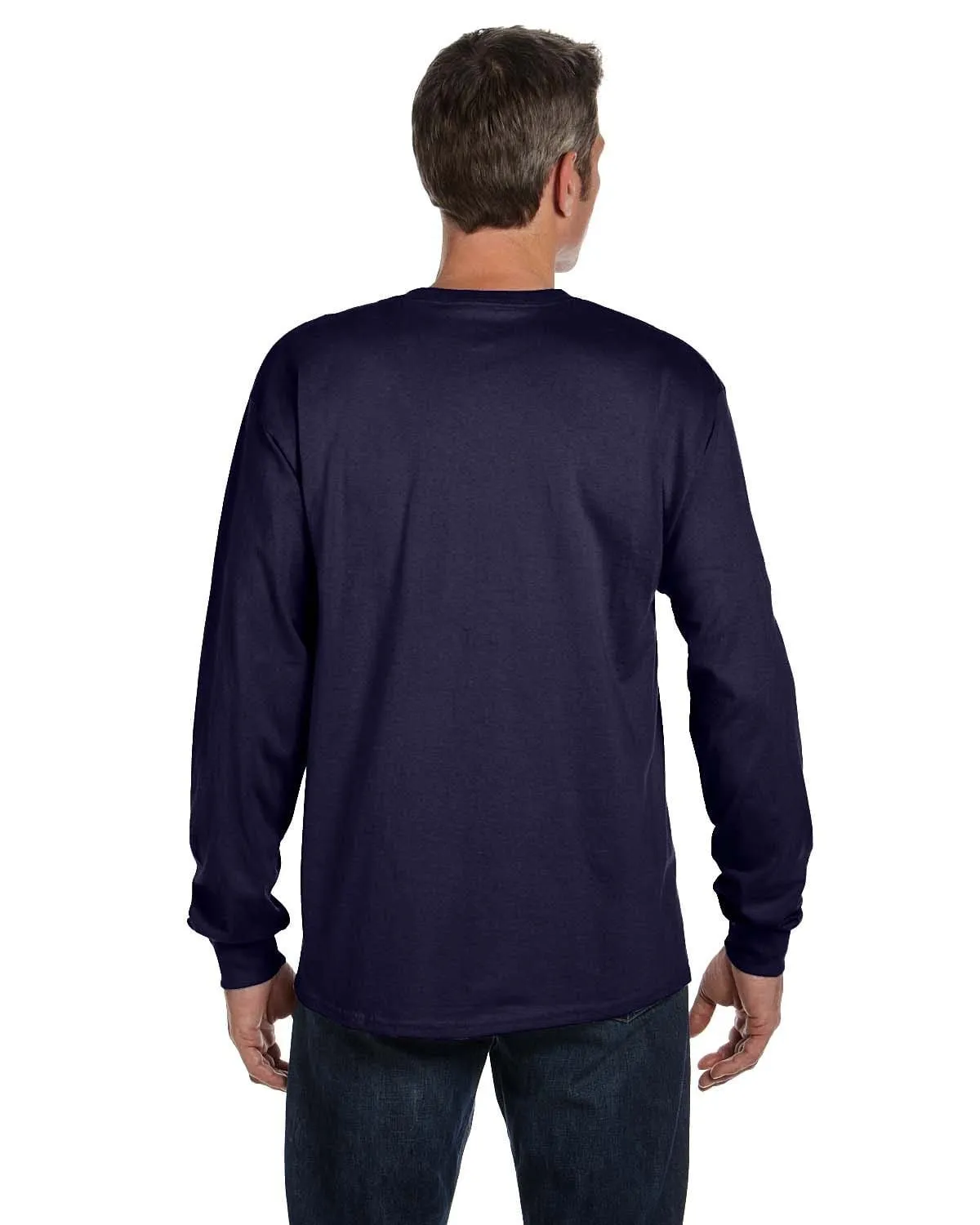 Hanes Tagless Long Sleeve Pocket T-Shirt