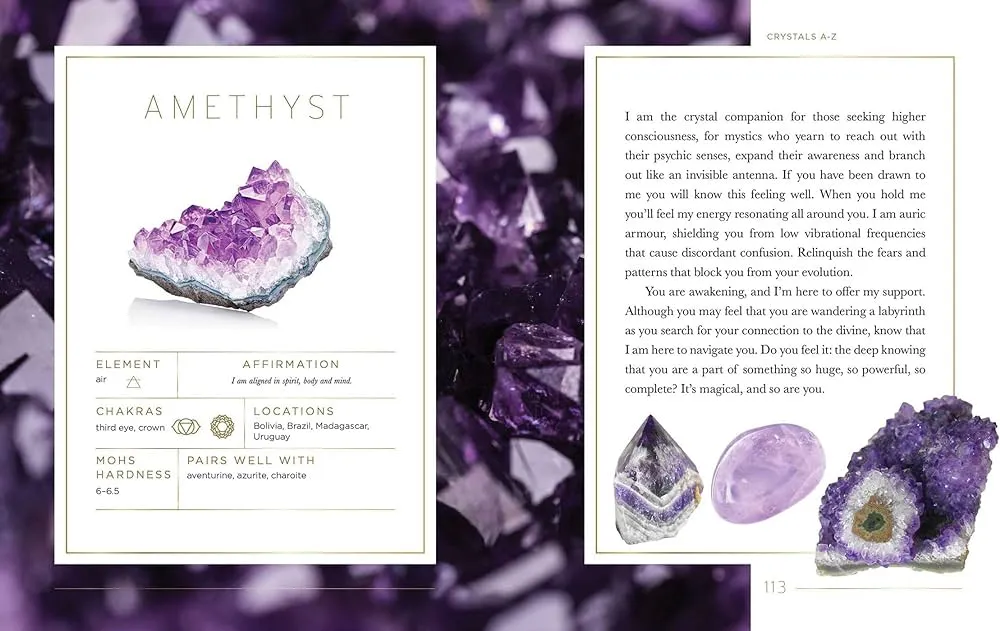Hardcover Book: Crystal Companions