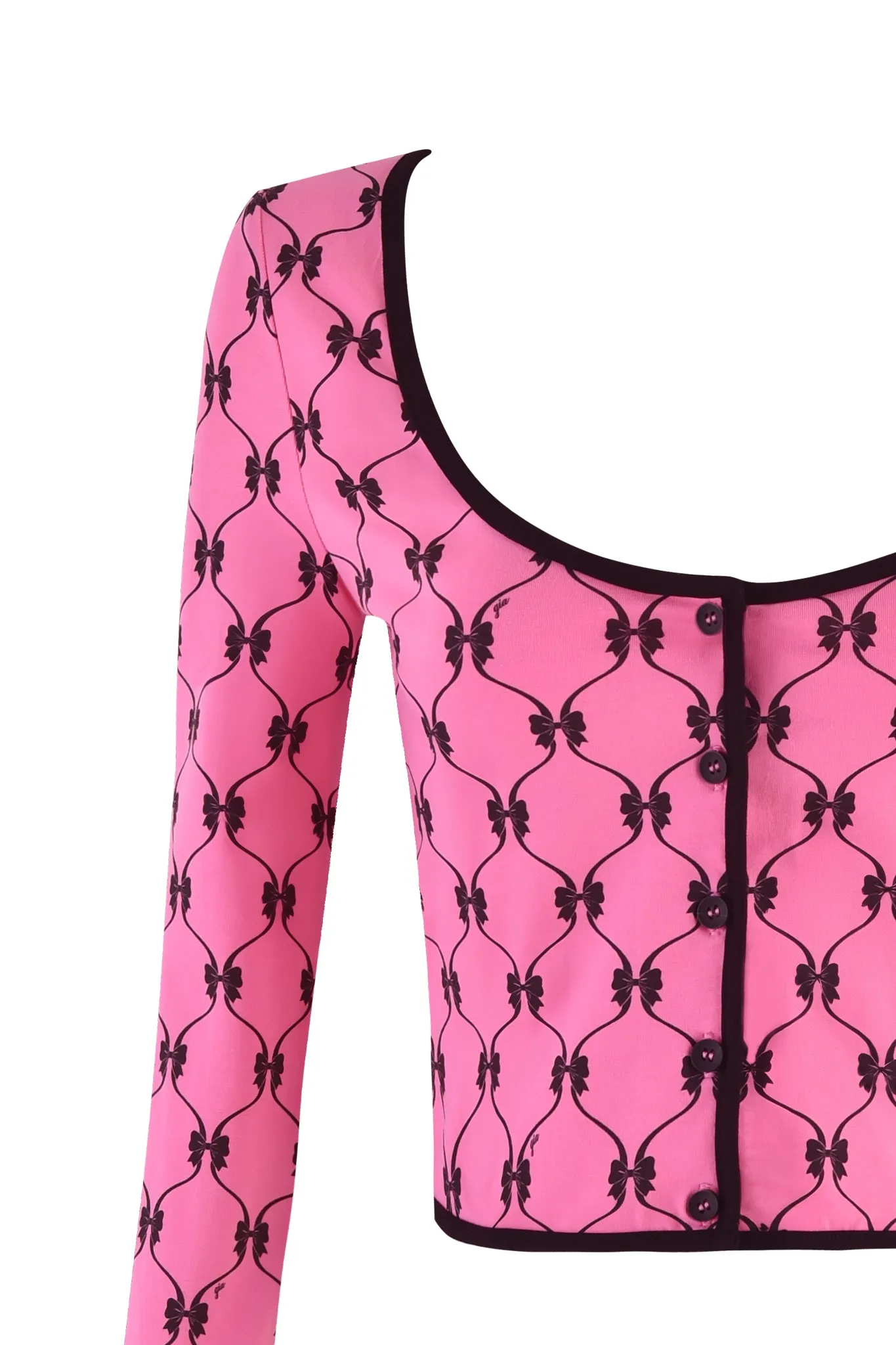 HARRIETTE CARDIGAN - PINK : DIGITAL : GIRLY POP