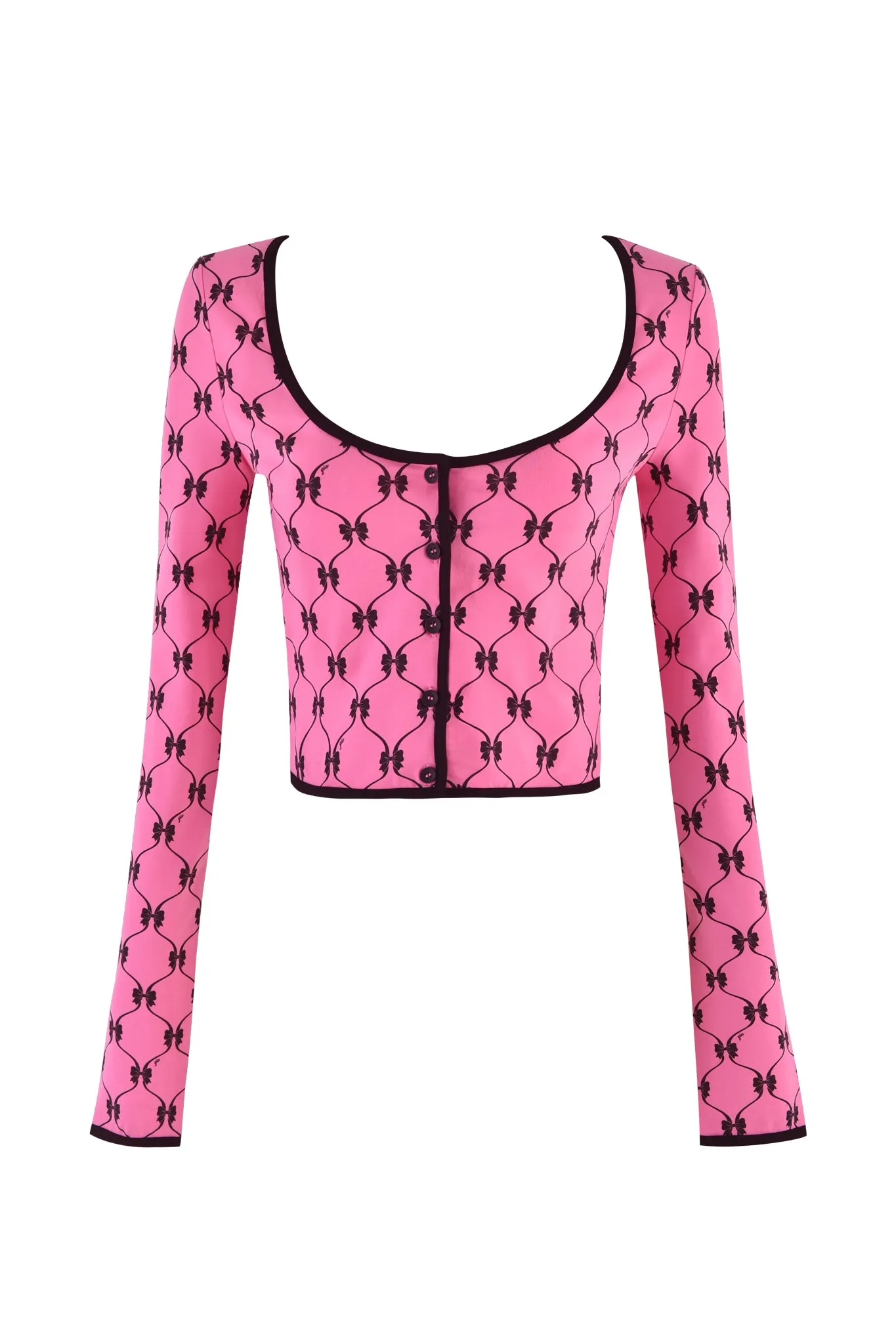 HARRIETTE CARDIGAN - PINK : DIGITAL : GIRLY POP