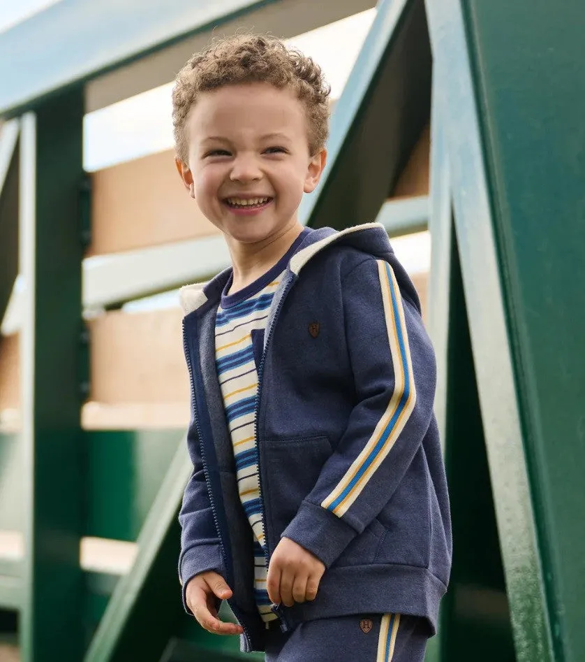 Hatley Patriot Blue Zip Hoodie