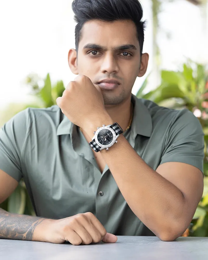 Hawk Silver Grey Black Nylon