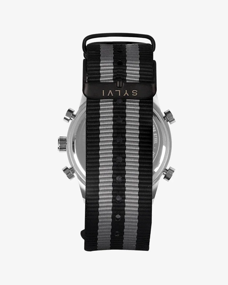 Hawk Silver Grey Black Nylon