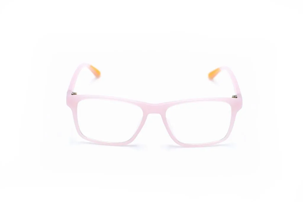 Hayes Bluelight Glasses -- Light Pink