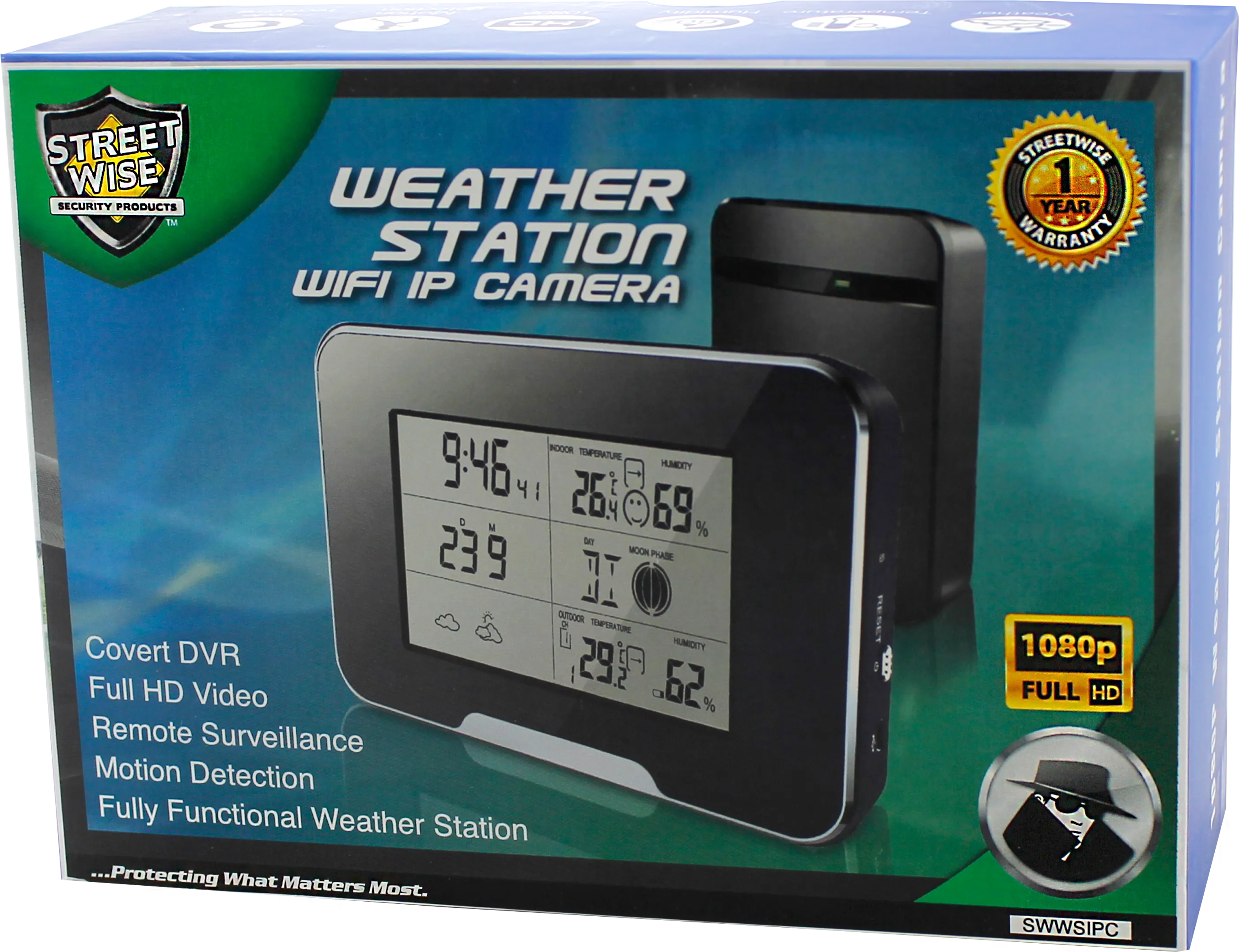 HD 1080P Weather Station Camera Wi-Fi Version