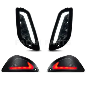 HD Corse Turn Signals Kit Indicator Smoked | Vespa LX/S 50-150cc