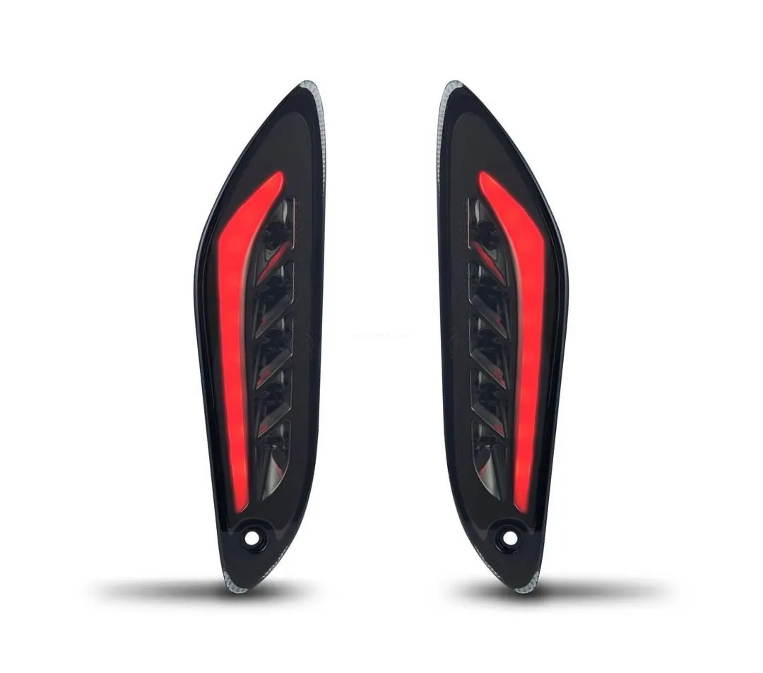 HD Corse Turn Signals Kit Indicator Smoked | Vespa Sprint/Primavera 50-150cc
