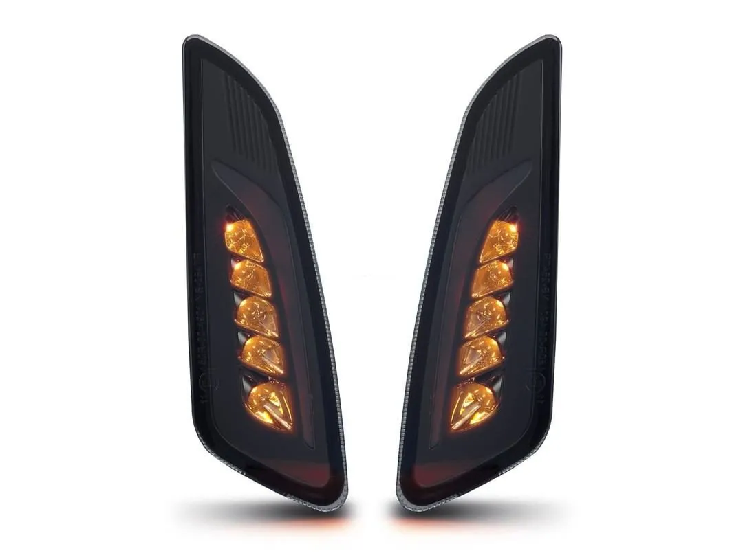 HD Corse Turn Signals Kit Indicator Smoked | Vespa Sprint/Primavera 50-150cc
