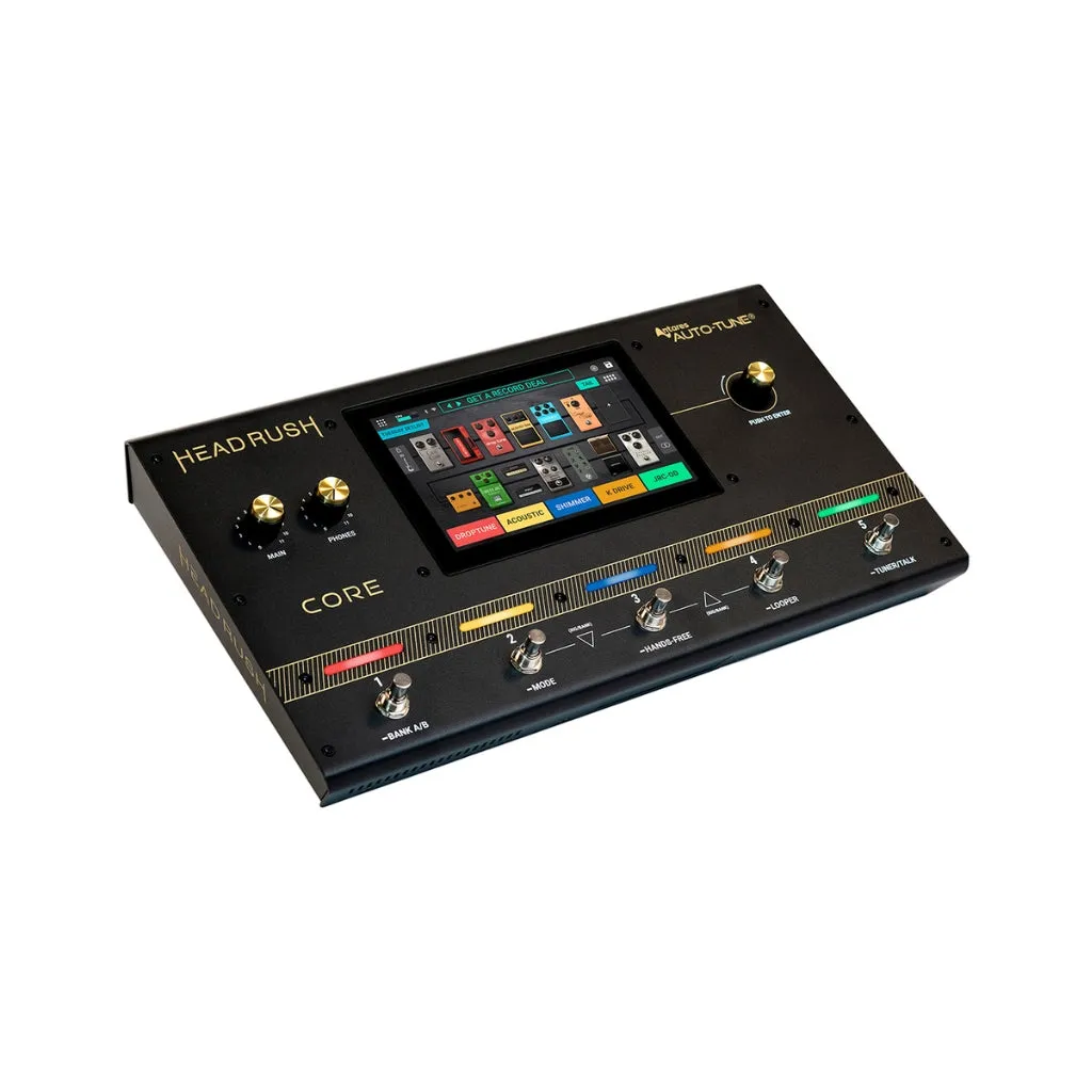 Headrush Core Compact FX Pedalboard w Mic In , WiFi and Bluetooth
