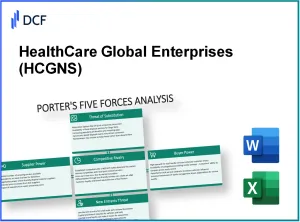 HealthCare Global Enterprises Limited (HCG.NS): Porter's 5 Forces Analysis