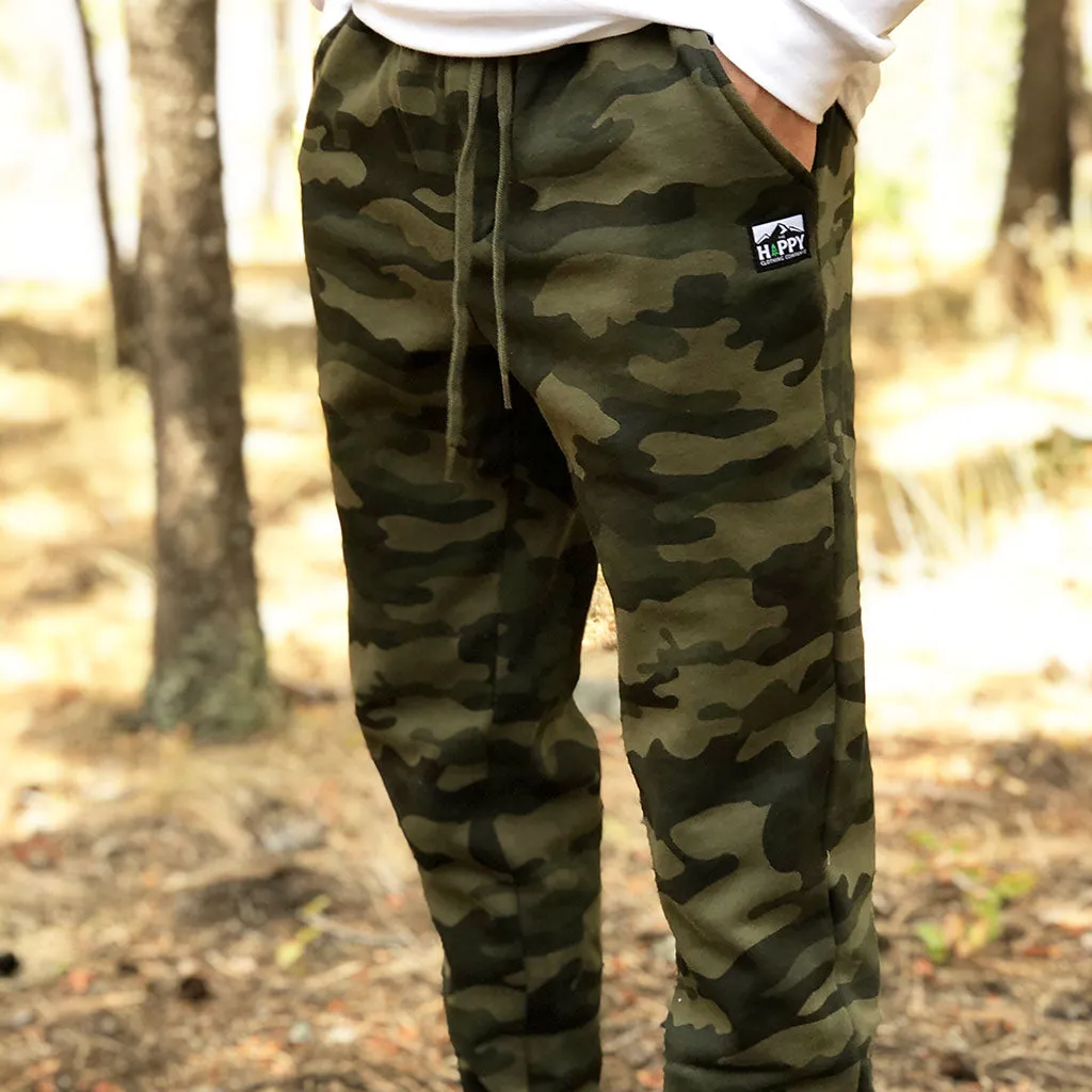 Heavyweight Jogger-Style Sweats w / Logo Label | Camo Edition |