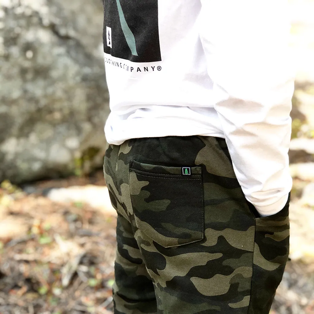 Heavyweight Jogger-Style Sweats w / Logo Label | Camo Edition |