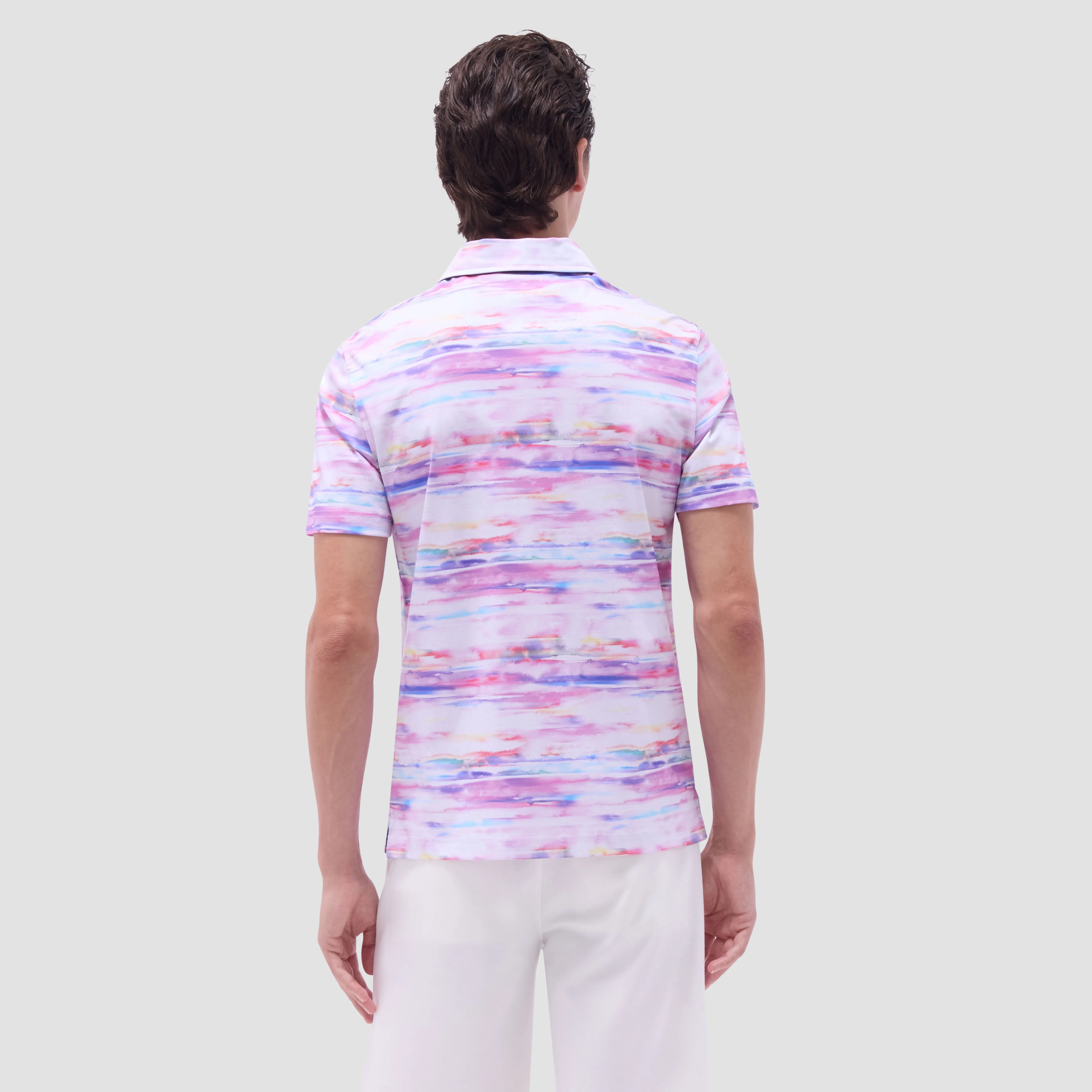 Hendrix Watercolor Abstract Polo Shirt