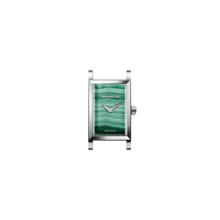 Herbelin Boîtier Antarès - Malachite rectangulaire (H17444APS06)