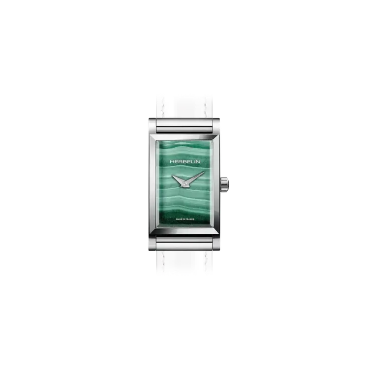 Herbelin Boîtier Antarès - Malachite rectangulaire (H17444APS06)