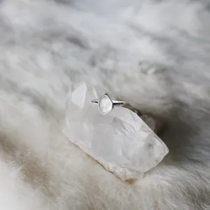 Herkimer Diamond   Sterling Silver Engagement Ring // Made to Order
