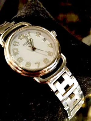 Hermès Paris SALE! CLOSE OUT!!  Clipper H Band Stainless Steel Watch