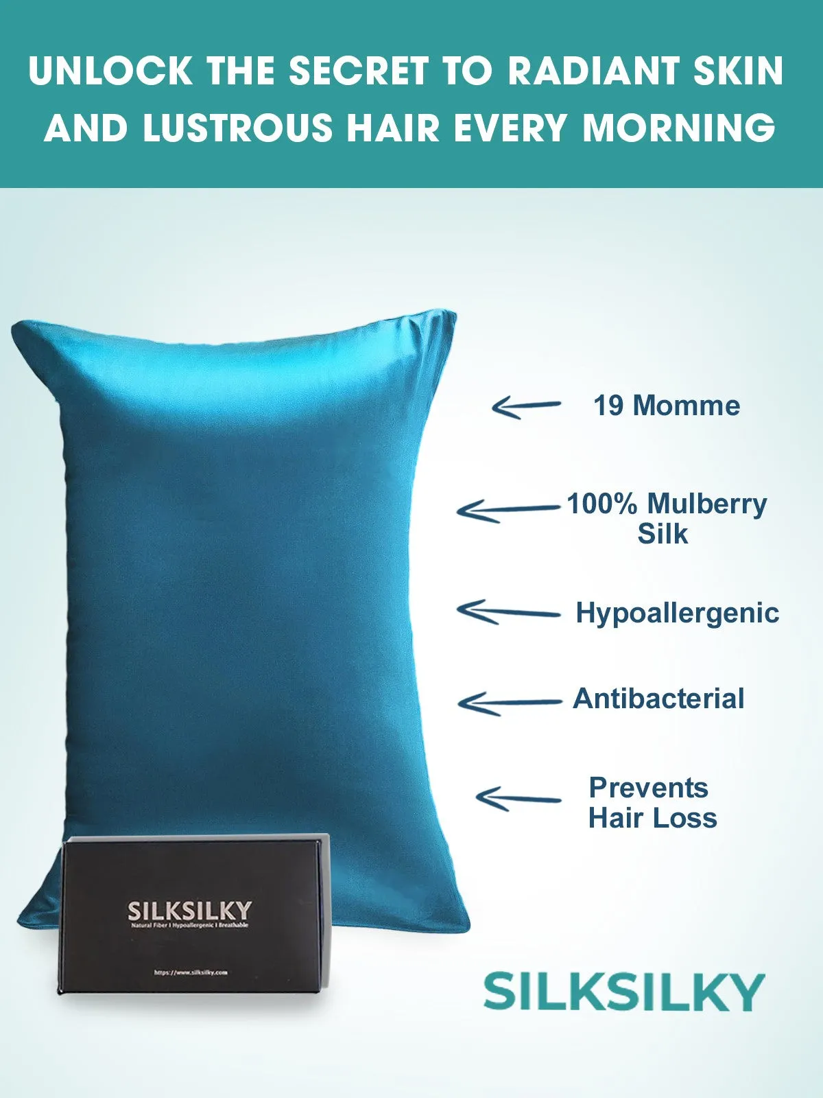 Hidden Zipper Elegance Mulberry Pillowcase Bundle