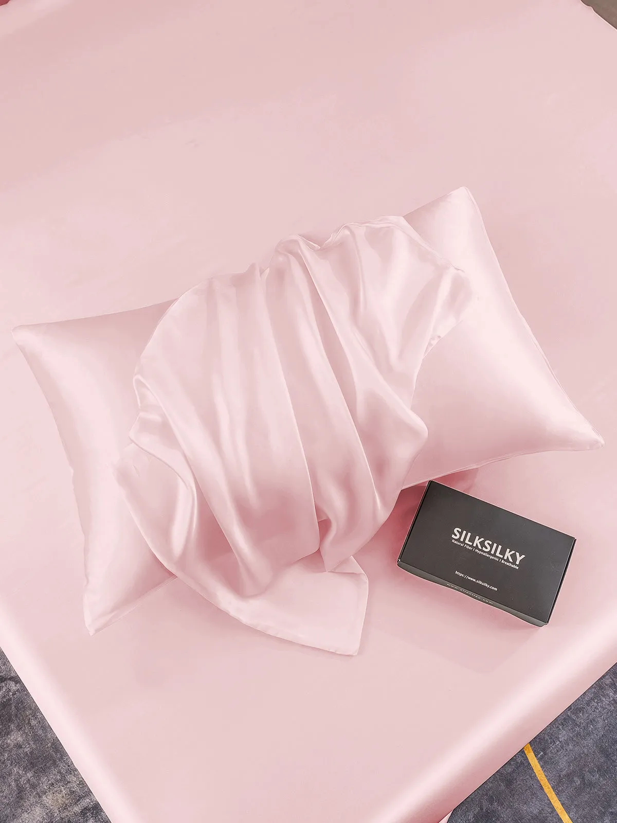 Hidden Zipper Elegance Mulberry Pillowcase Bundle