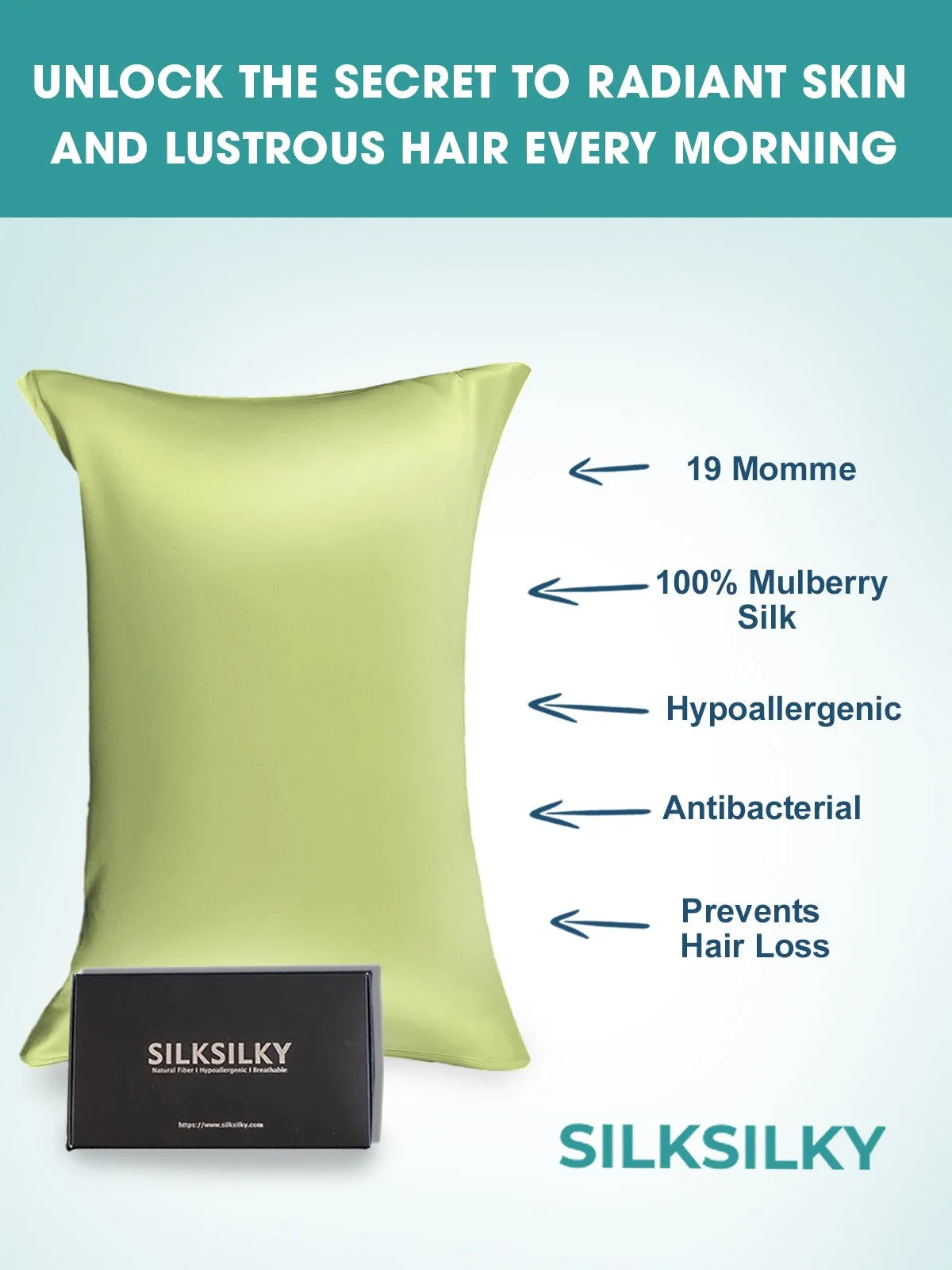 Hidden Zipper Elegance Mulberry Pillowcase Bundle