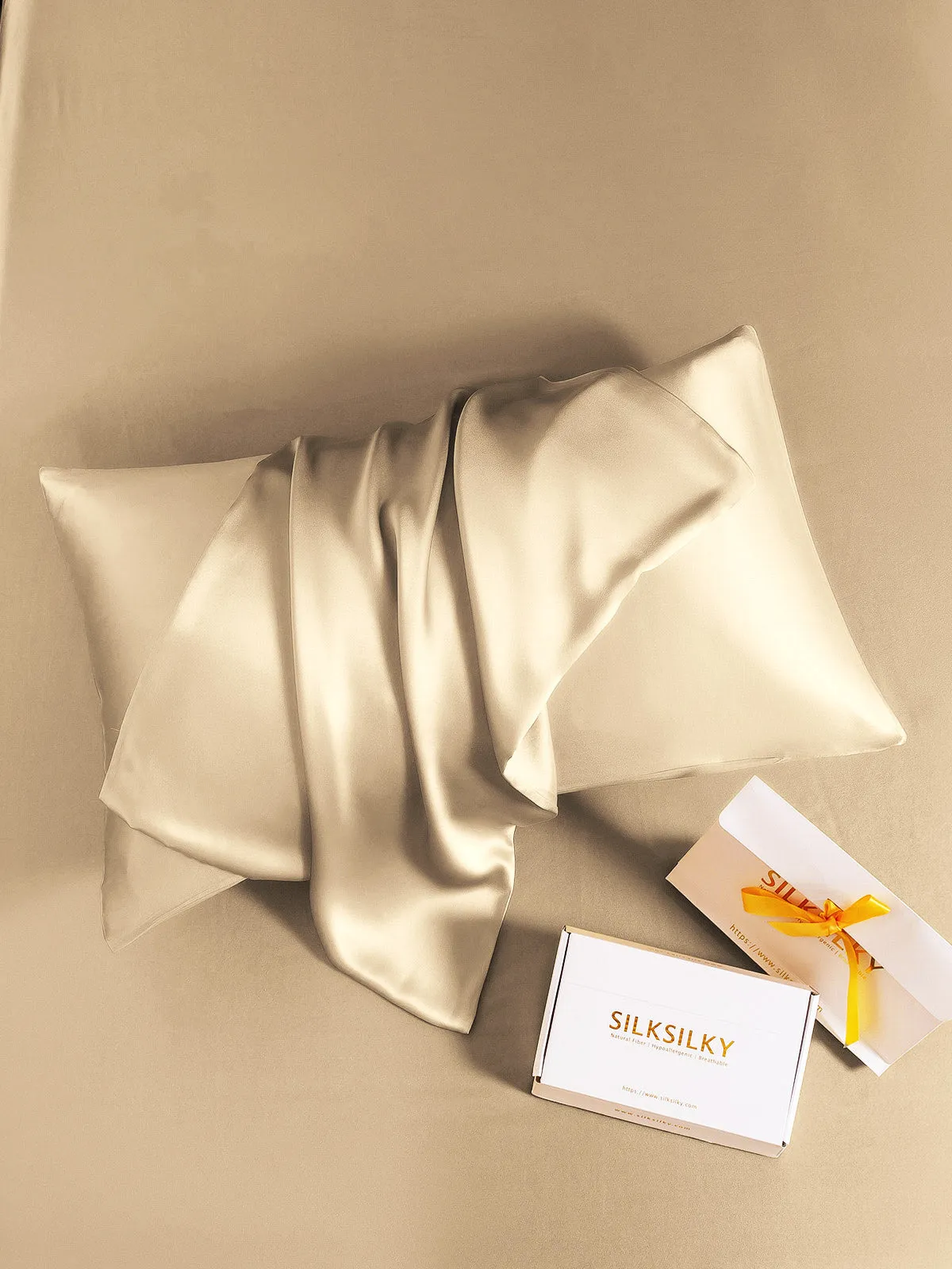 Hidden Zipper Elegance Mulberry Pillowcase Bundle