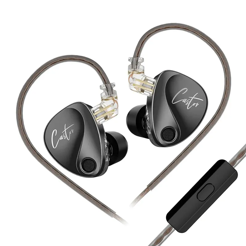 High-end In-Ear HiFi Earphone - 2DD Dynamic   Balanced Armature, Monitor Headphone with Noise Cancelling Earbuds