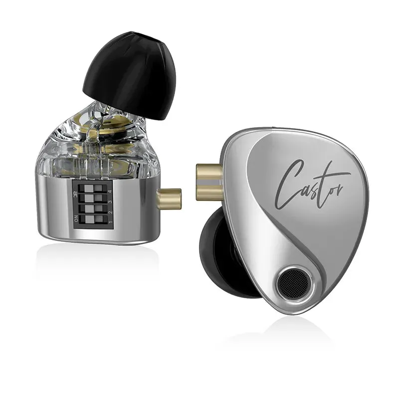 High-end In-Ear HiFi Earphone - 2DD Dynamic   Balanced Armature, Monitor Headphone with Noise Cancelling Earbuds