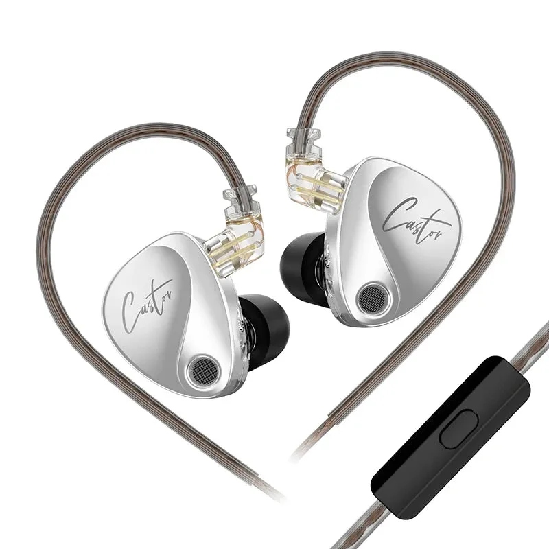 High-end In-Ear HiFi Earphone - 2DD Dynamic   Balanced Armature, Monitor Headphone with Noise Cancelling Earbuds