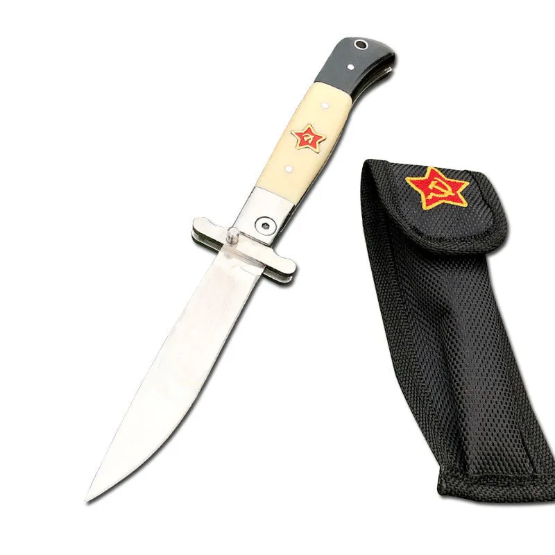 High Hardness Camping Outdoor Tactical Multi-functional Folding Pocket Fruit Knife